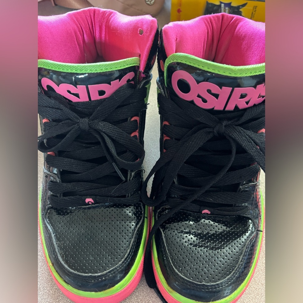 Osiris Neon Green Sneakers women’s 7